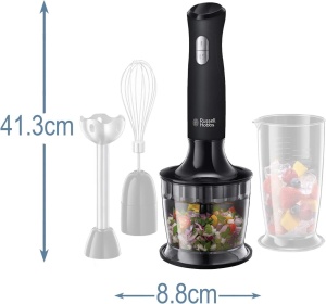 Blender 3-in-1 Russell Hobbs 24702-56, 500W, BPA-free, Negru Mat - Img 6
