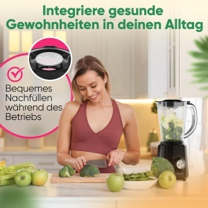Blender Bomann UM 6091 CB, 500W, 1.5L, inox - Img 6