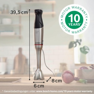 Blender Bosch ErgoMaster MSM6M810, 1200W, 4 cutite din otel inoxidabil, cu vas de mixare - Img 3