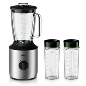 Blender Braun PowerBlend 3 JB 3272 800W 15L Sticla cu 2 sticle Smoothie2Go