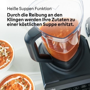 Blender Braun PowerBlend 9 JB9040BK 1600W 18 programe Negru - Img 9