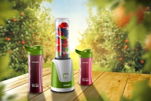 Blender CONCEPT SM3365, 2x 600 ml si 1x 400 ml, 300 W, Verde - Img 2