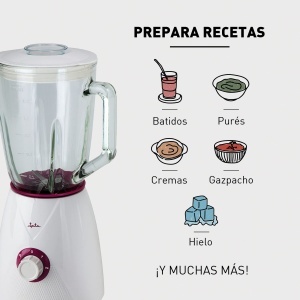 Blender JATA BT265, 1.5L, 1300W, cu cutit din otel inoxidabil - Img 6