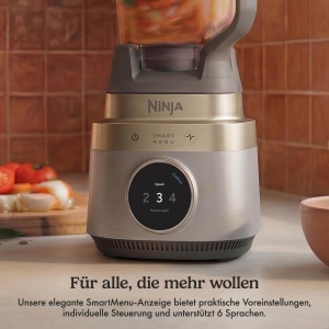 Blender Ninja CrushBOSS 2-in-1, 1200W, capacitate 2,1L, alb si champanie - Img 6
