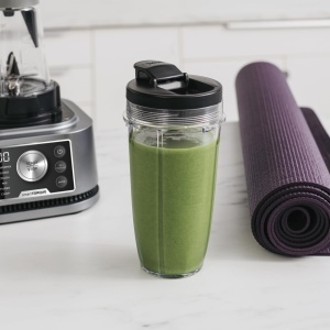 Blender Ninja Foodi Power Nutri Mixer, 1200W, 3-in-1, Argintiu - Img 10