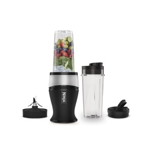 Blender Ninja QB3001UKS 700W, 2x 470ml, Compact, ArgintiuNegru