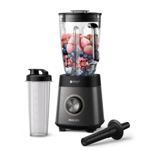 Blender Philips 5000, 1200 W, capacitate 2L, negru