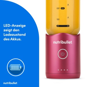 Blender portabil Nutribullet Flex 650ml Magenta USB-C BPA-free - Img 5