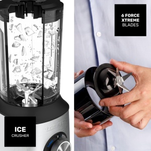 Blender Taurus Prior Advance, 1800 W, 2 L, lame inox, negru-metalic - Img 4