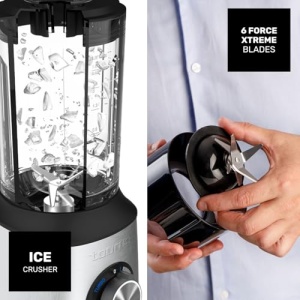Blender Taurus Prior Inox 1500W 2 Viteze Turbo 2L Sticla - Img 4