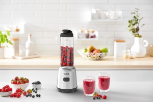 Blender Tefal Mix Move Mini BL15FD 300W 2 sticle Tritan To-Go Design compact ArgintiuGri - Img 2