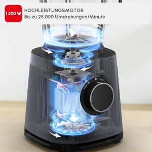 Blender Tefal PerfectMix Essential, 1200 W, 2 l, gri - Img 6