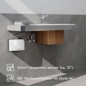 Boiler Instant STIEBEL ELTRON DEM 6, 5,7 kW, pentru spalator, Made in Germany - Img 2