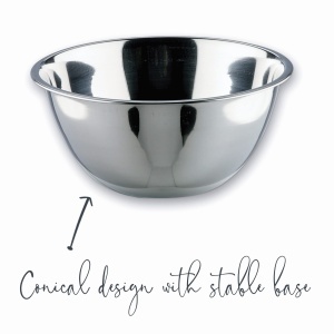 Bol conic Lacor 14029 din otel inoxidabil, 30 cm, capacitate 4.3 L - Img 5