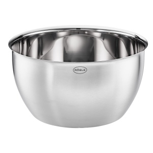 Bol din otel inoxidabil ROSLE Basic Line, 20 cm, argintiu, usor de curatat
