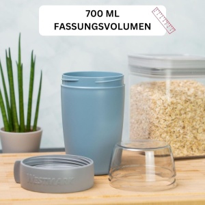 Bol pentru muesli Westmark, 700 ml, BPA-free, albastru - Img 3