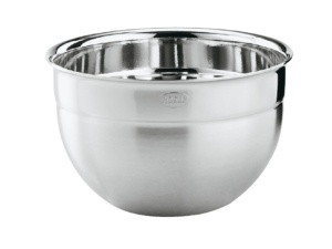 Bol Rosle din otel inoxidabil 1810 12 cm margine pentru turnare argintiu