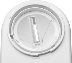Bomann ME 470 CB Taietor electric in spirala cu 3 insertii diferite pentru tambur si lama din otel inoxidabil, deschidere mare de umplere, alb - Img 3