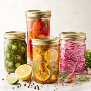 Borcan de conservare Kilner 350 ml, cu capac metalic si deschidere larga - Img 9