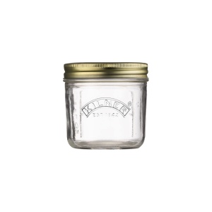 Borcan pentru conservare Kilner, 200ml, din sticla cu capac metalic