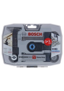 Bosch Accesorii Professional 4 buc. Setul Starlock Max Best of Heavy Duty (pentru lemn si metal necalit, accesoriu multifunctional pentru scule) - Img 2