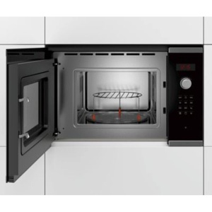 Bosch bel523ms0 incorporat 20L 800 W negru, otel inoxidabil - cuptor cu microunde (incorporat, 20 L, 800 W, rotatie, tactil, negru, otel inoxidabil, buton) - Img 3