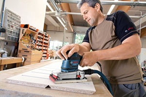 Bosch Professional GSS 280 AVE (300 wati, inclusiv maner suplimentar, 1x foaie de slefuit C470, 1x foaie de slefuit C470, 1x foaie de slefuit C470, L-BOXX) - Img 2
