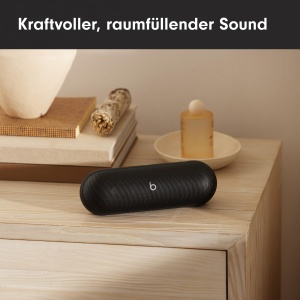 Boxa portabila Beats Pill, sunet puternic, autonomie 24 ore, rezistenta la apa, negru - Img 2