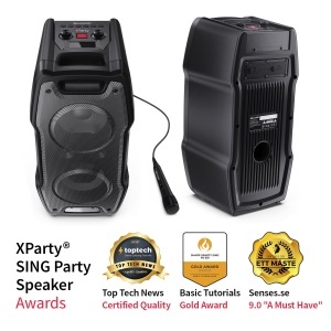 Boxa portabila SHARP PS931, 180W, neagra, cu LED-uri si acumulator - Img 6