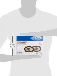 Boxe auto Alpine SXE-4625S 2 cai coaxiale 60W Negru - Img 4
