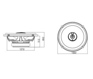 Boxe auto JBL Club 622 180W 2 cai 16-17 cm negru - Img 6