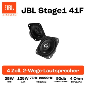 Boxe auto JBL Stage1 41F, 4 inch, 125W putere, negru - Img 6