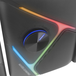 Boxe Gaming Mars Gaming MS-H21, 35W, RGB, Subwoofer 2.1, Negru - Img 6