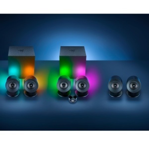 Boxe gaming Razer Nommo V2 X cu sunet THX Spatial, 3 inch, negru - Img 14