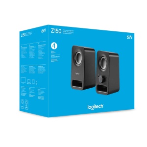 Boxe Logitech Z150, 3.5mm, design compact, control volum integrat - Img 6
