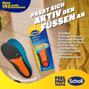 Branturi pentru incaltaminte Scholl GelActiv Work, barbati, confort zilnic, marime 40-46 - Img 4