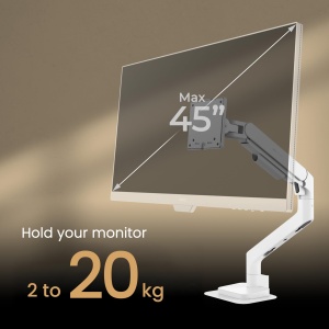 Brat Monitor BenQ Ergo BSH02 pentru Monitoare de pana la 45 Zoll, 20 kg, Montare Rapida - Img 2