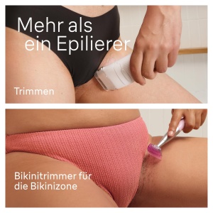 Braun Silk-epil 7, epilator pentru femei / deparator pentru indepartare a parului de lunga durata, incl. aparat de tuns bikini (zona intima a aparatului de tuns par), 7-210, alb/roz flamingo - Img 6