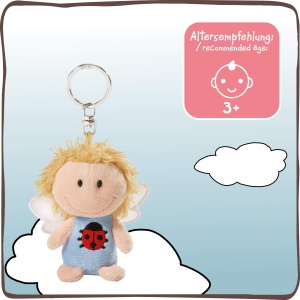 Breloc NICI Schutzengel 34552 Ingeras Protector Albastru cu Buburuza 7 cm - Img 5