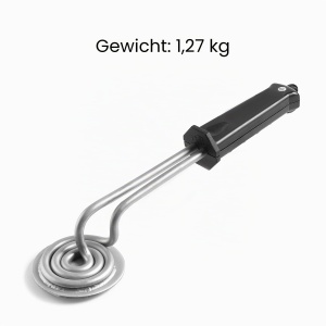 Brener electric Lacor RUND 1000 W, inox, 12 cm - Img 6