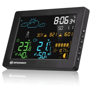 Bresser MeteoTemp Baro HZ Statie Meteo Culoare Negru Display Color Functie Barometru - Img 4