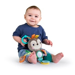 Bright Starts Jucarie pentru Carucior Faultier cu Rassel Oglinda si Taggies