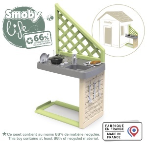 Bucatarie de Vara pentru Exterior Smoby Life cu Grill si Spalatorie, 17 Piese - Img 2