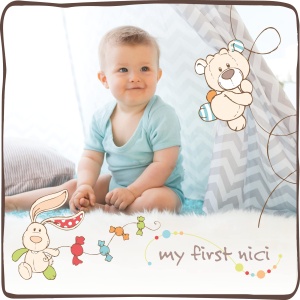 Buclea de Pinguin NICI I am the Boss 25x25 cm - Jucarie pentru bebelusi - Img 2