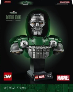 Busta LEGO Marvel Doctor Doom 76345, 1403 piese, cu minifigurina, decorativa - Img 10