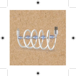 Cablu de incarcare iPhone Grundig USB-A la Lightning 1M - Cablu magnetic alb - Img 5
