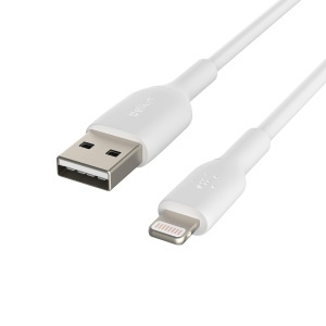 Cablu Lightning Belkin MFi 3m pentru iPhone, iPad, AirPods, Alb - Img 3