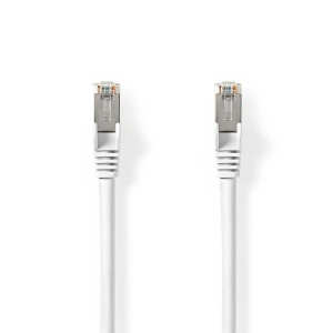 Cablu retea NEDIS Cat 8.1 - SFTP - 20 m - Alb - RJ45 - Img 2