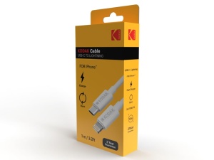 Cablu USB Kodak, 1m, Culoare Alb - Img 3