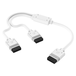 Cablu Y Corsair iCUE LINK - 600mm, Alb, 5mm Diametru - Img 2